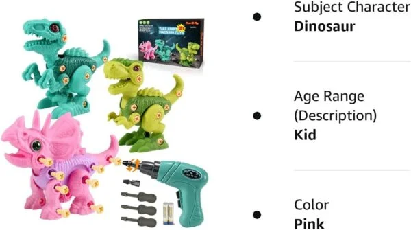 Take Apart Dinosaur Toys Building Construction Sets - Image 14