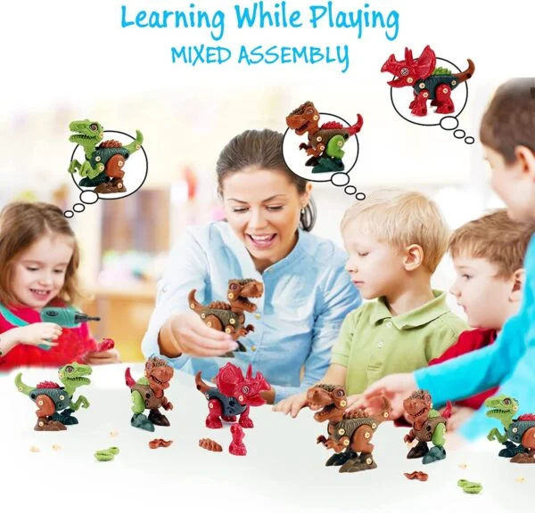 Take Apart Dinosaur Toys Building Construction Sets - Image 5