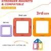 Upgraded Magnetic Blocks Tough Building Tiles STEM Toys - Image 2