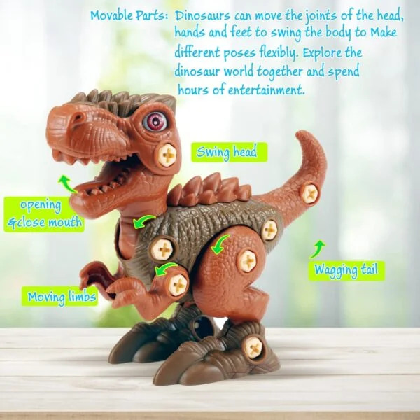 Take Apart Dinosaur Toys Building Construction Sets - Image 3