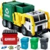 16" Realistic Large Garbage Truck Toy with Lights and Sounds