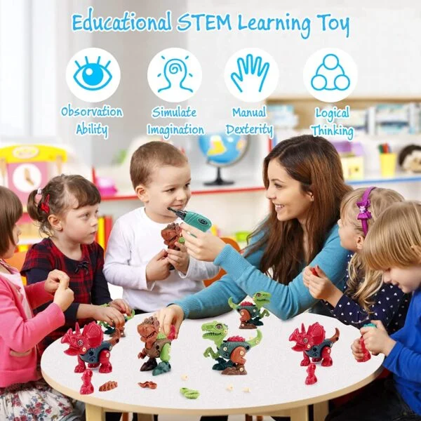 Take Apart Dinosaur Toys Building Construction Sets - Image 2