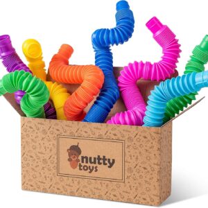 8-Pack Large Pop Tubes Connect & Stretch Fidget Toys