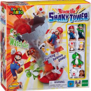 Super Mario Blow Up! Shaky Tower Balancing Game