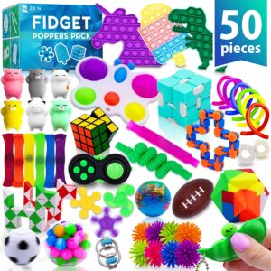 50 Pieces Fidget Toys Party Pack Goodie Bag Stuffers for Kids