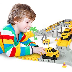 Construction Toys Car Carrier Vehicle Toy Set